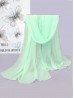 Chiffon Solid Color Fashion Scarf